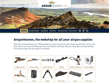 Tablet Screenshot of airgunheaven.com